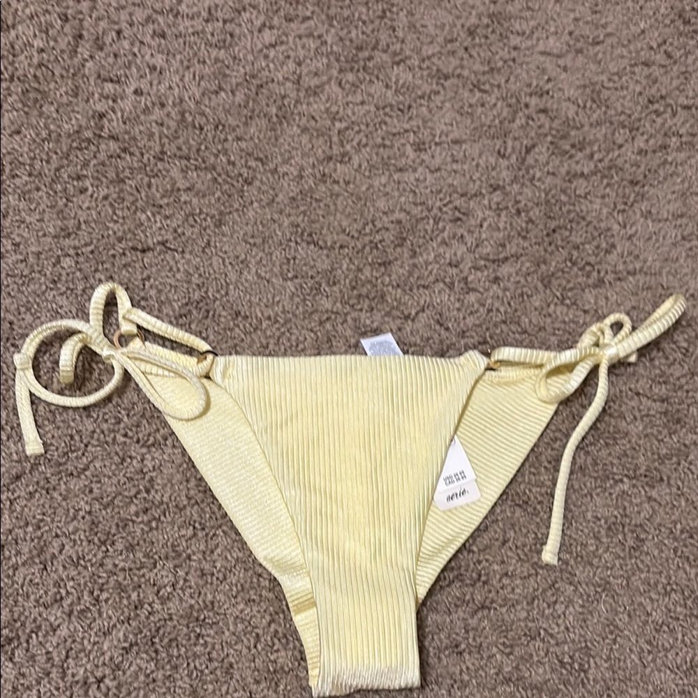 Aerie Yellow Adjustable Side-Tie Bikini